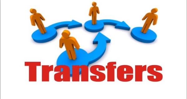 INTER-DEPARTMENTAL TRANSFERS