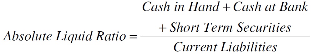 absolute liquid ratio