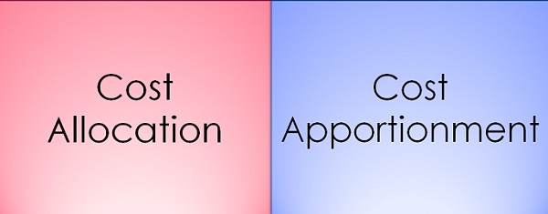 DIFFERENCE BETWEEN ALLOCATION AND APPORTIONMENT OF OVERHEADS