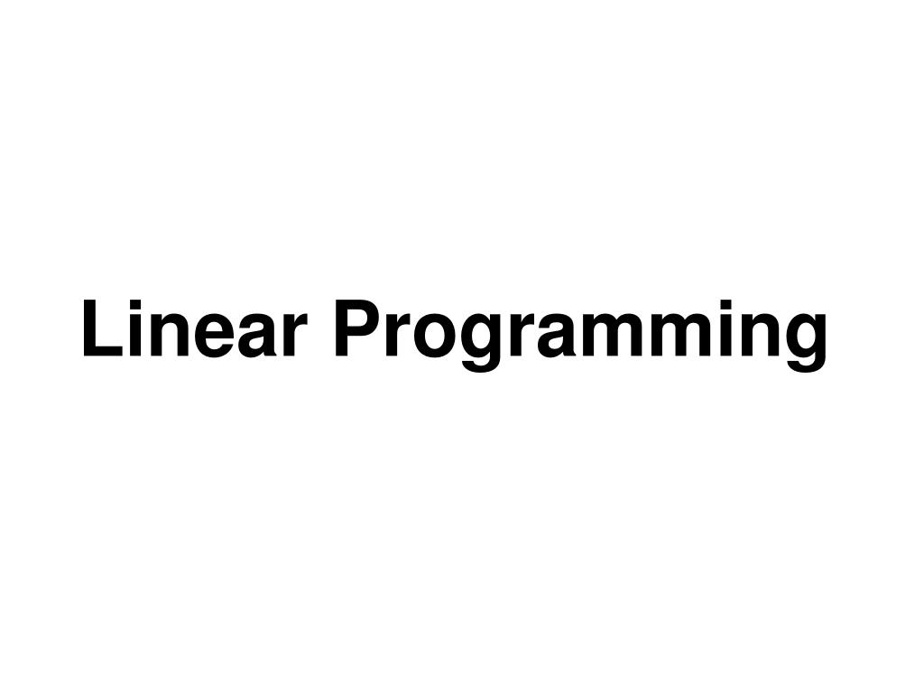 LINEAR PROGRAMMING – Operations Research for B.Com/ BBA Students