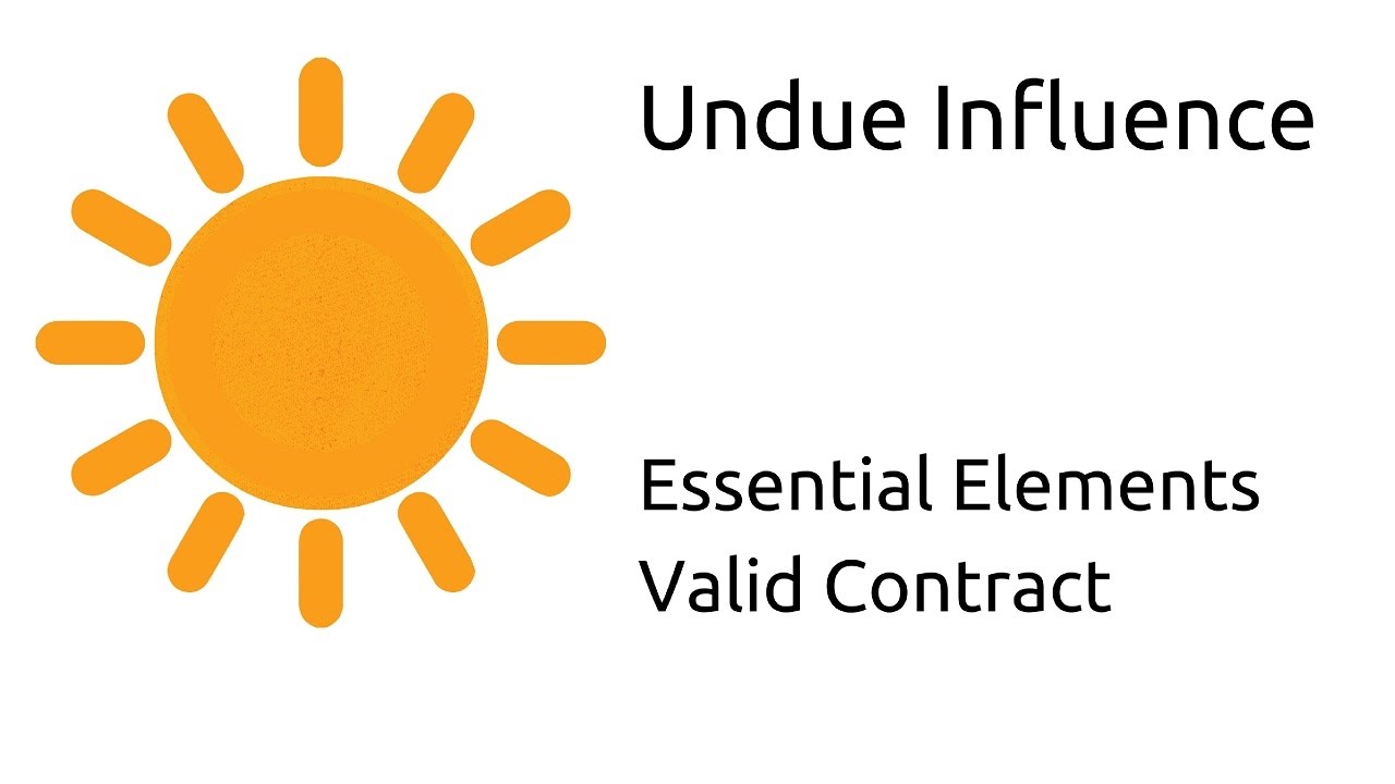 undue influence