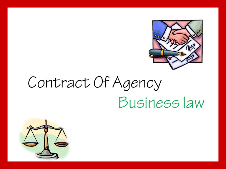 contract of agency