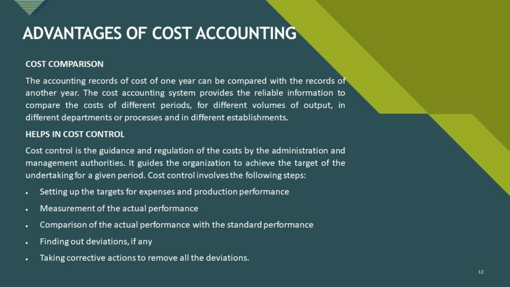 OBJECTIVES AND ADVANTAGES OF COST ACCOUNTING