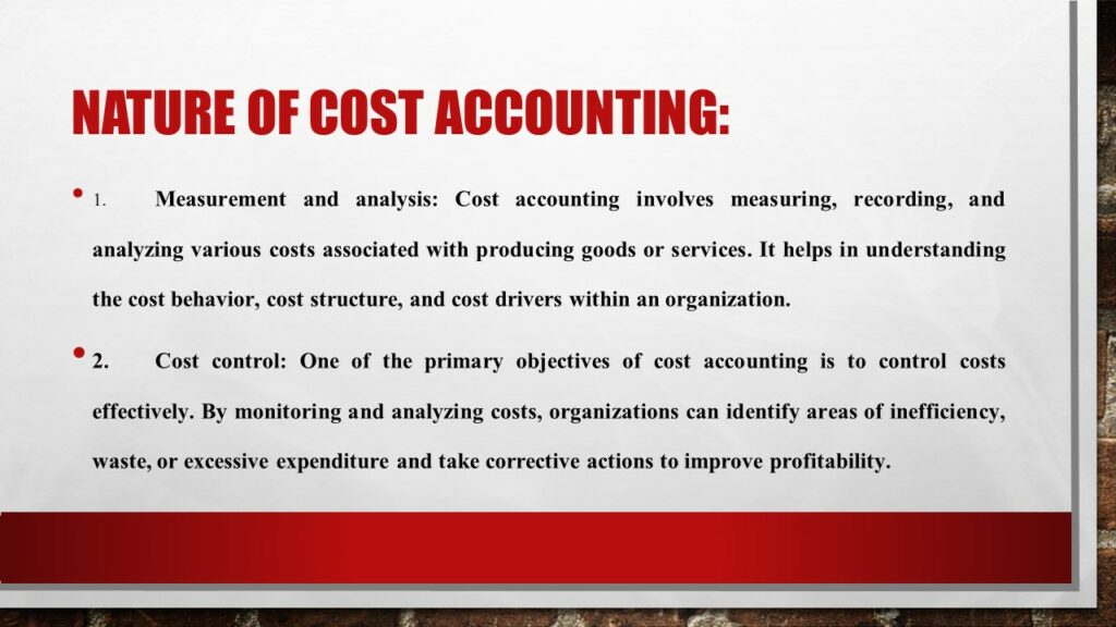 COST ACCOUNTING IS AN INDISPENSABLE TOOL OF MODERN MANAGEMENT