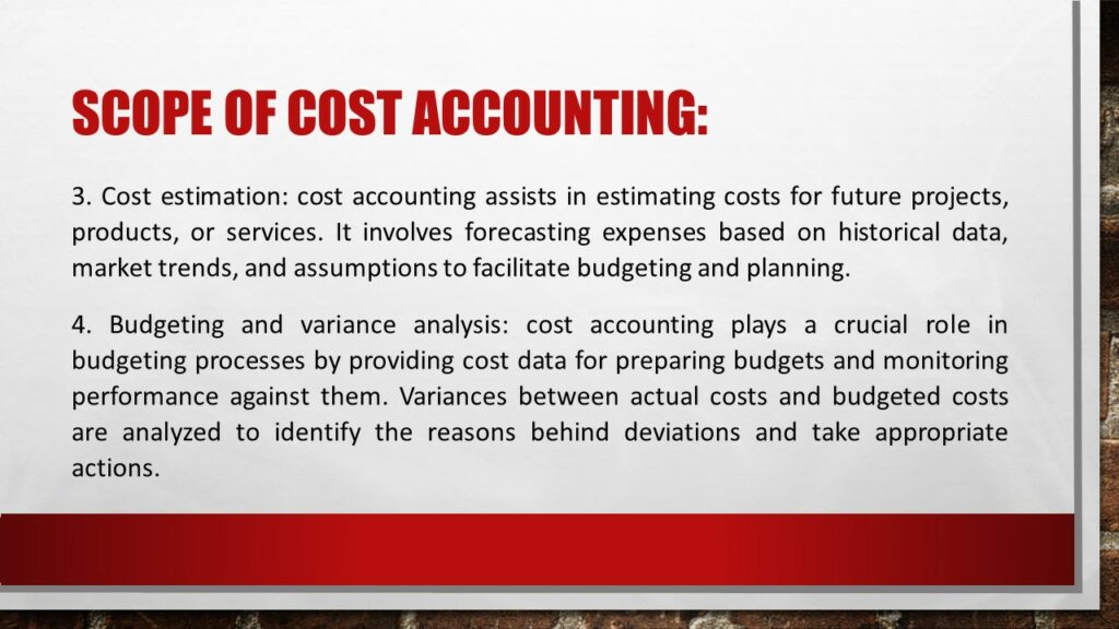 COST ACCOUNTING IS AN INDISPENSABLE TOOL OF MODERN MANAGEMENT