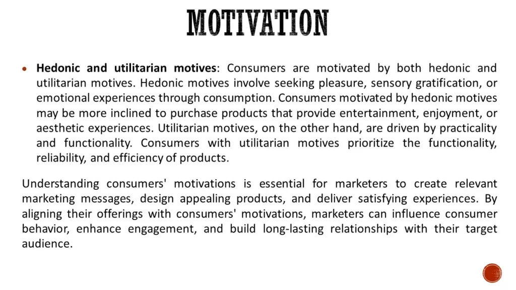 PERSONAL DETERMINANTS OF CONSUMER BEHAVIOR