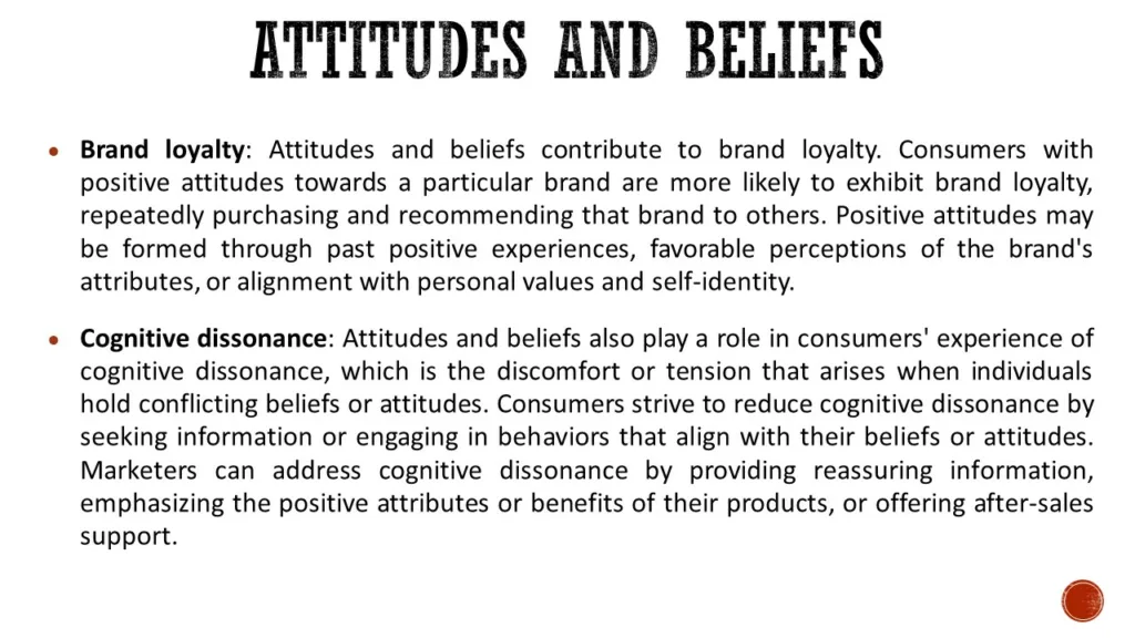 PERSONAL DETERMINANTS OF CONSUMER BEHAVIOR