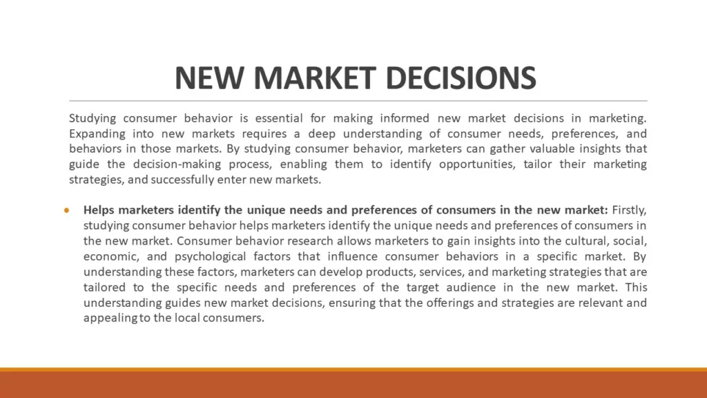 NEED FOR STUDYING CONSUMER BEHAVIOUR IN MARKETING