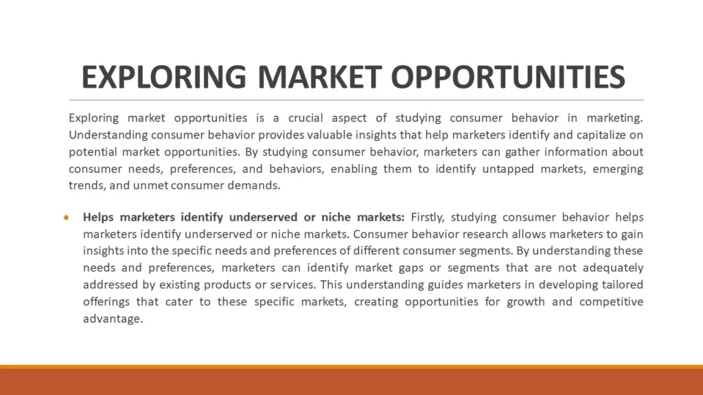 NEED FOR STUDYING CONSUMER BEHAVIOUR IN MARKETING