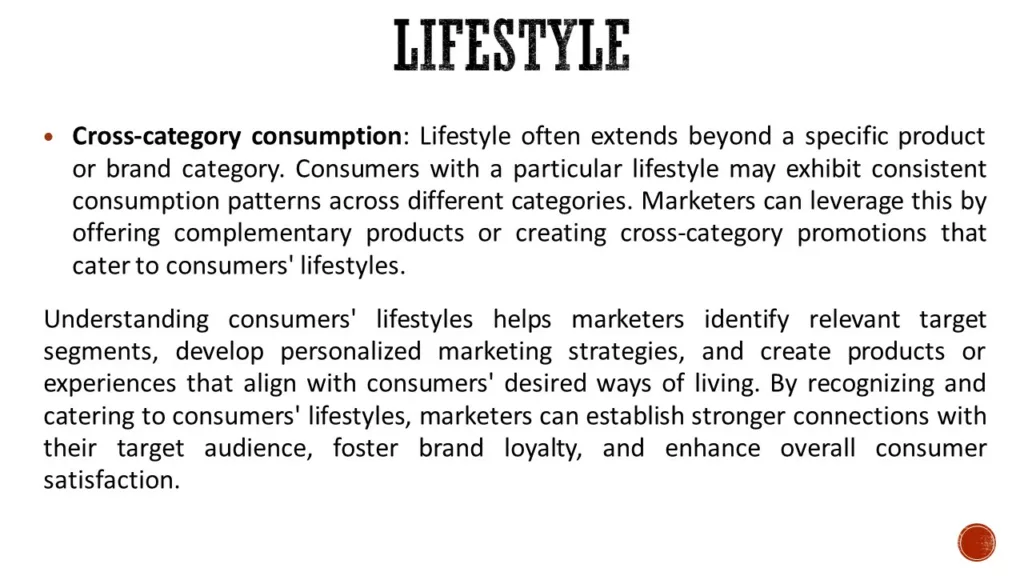 PERSONAL DETERMINANTS OF CONSUMER BEHAVIOR