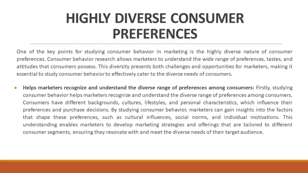 NEED FOR STUDYING CONSUMER BEHAVIOUR IN MARKETING