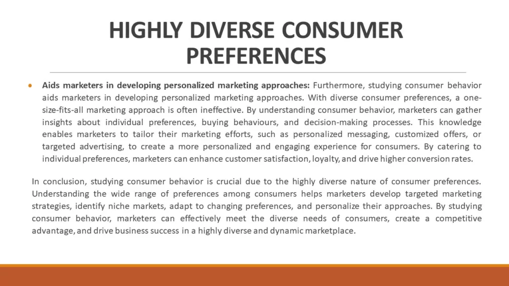 NEED FOR STUDYING CONSUMER BEHAVIOUR IN MARKETING