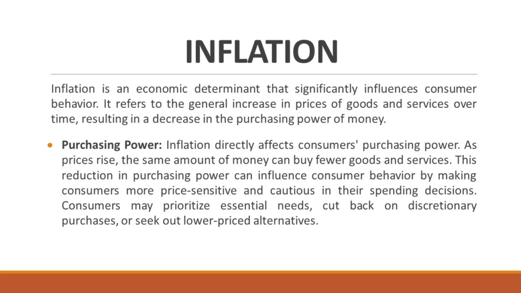 ECONOMIC DETERMINANTS OF CONSUMER BEHAVIOR