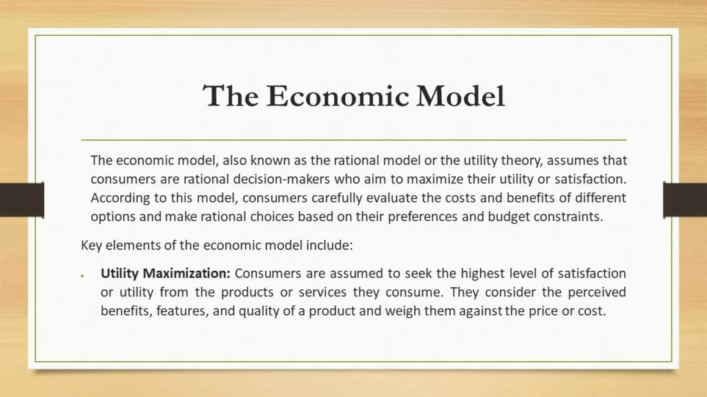 MODELS OF CONSUMER BEHAVIOR PDF