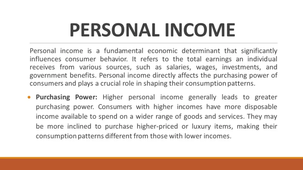 ECONOMIC DETERMINANTS OF CONSUMER BEHAVIOR