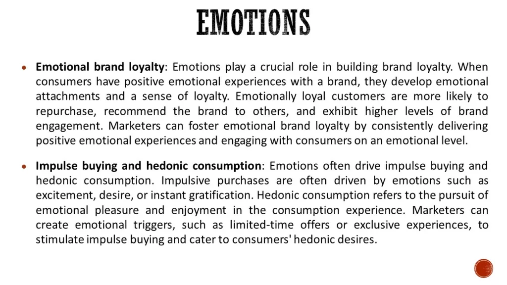 PERSONAL DETERMINANTS OF CONSUMER BEHAVIOR