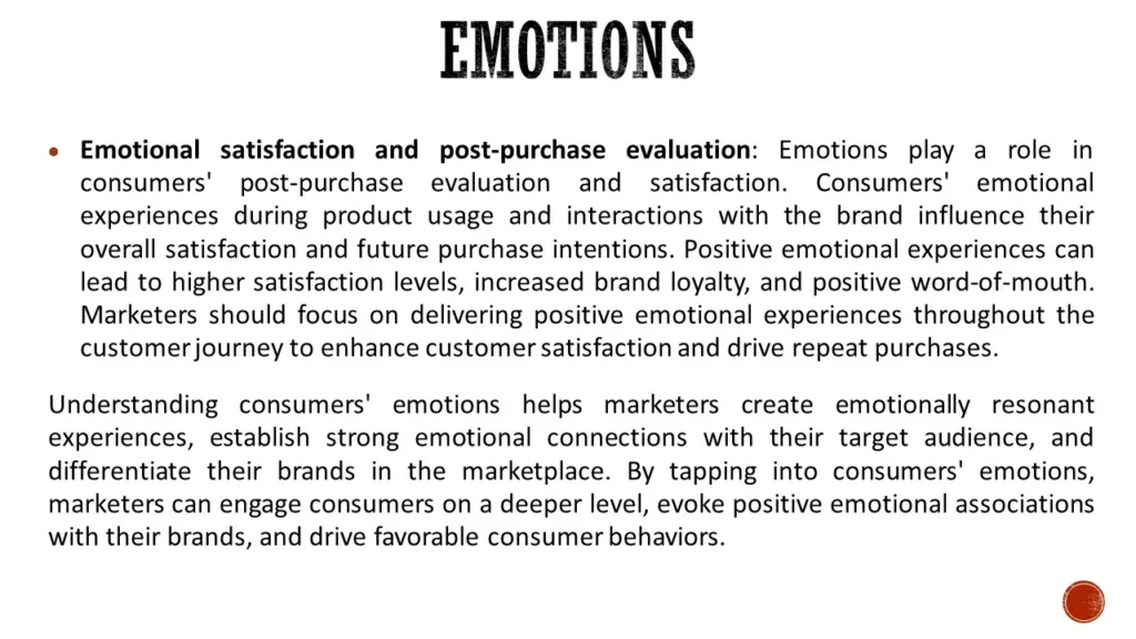 PERSONAL DETERMINANTS OF CONSUMER BEHAVIOR