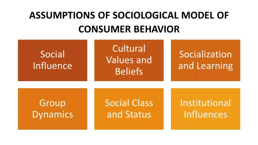 SOCIOLOGICAL MODEL OF CONSUMER BEHAVIOR