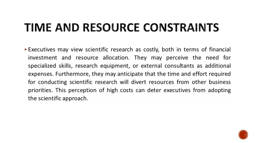 RELUCTANCE TO USE SCIENTIFIC APPROACH IN STUDYING CONSUMER BEHAVIOR