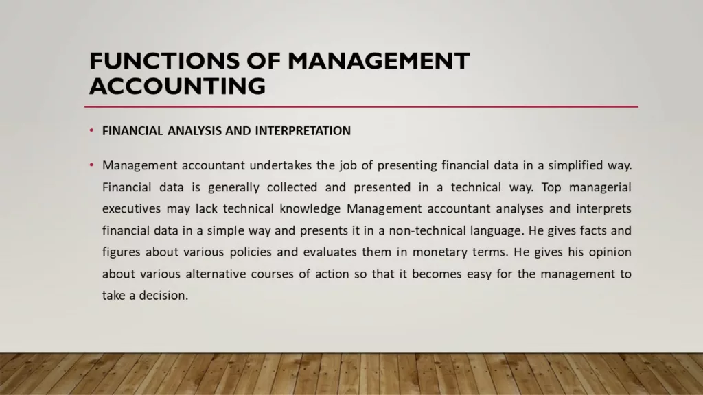 FUNCTIONS OF MANAGEMENT ACCOUNTING PDF