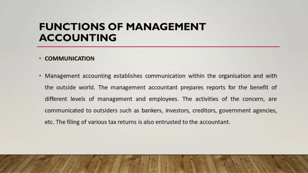 FUNCTIONS OF MANAGEMENT ACCOUNTING PDF