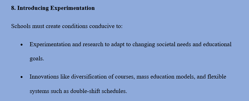 NEED AND IMPORTANCE OF SCHOOL ORGANIZATION AND MANAGEMENT