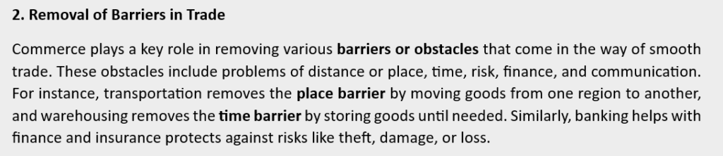 FEATURES OF COMMERCE