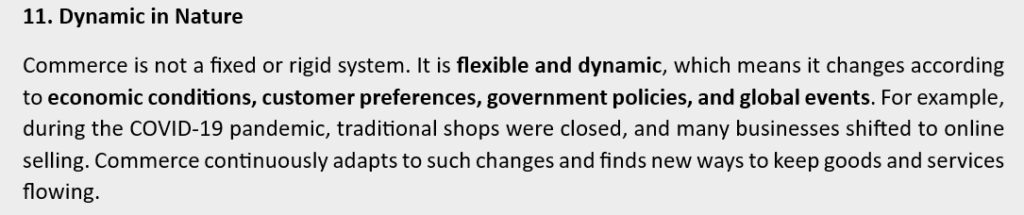 FEATURES OF COMMERCE