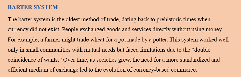 HISTORICAL BACKGROUND OF COMMERCE DISCIPLINE