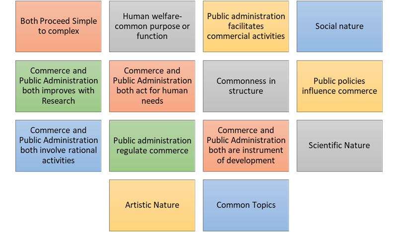 CORRELATION BETWEEN COMMERCE AND PUBLIC ADMINISTRATION