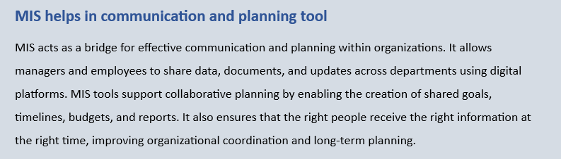 Relationship of Management Information System and Commerce
