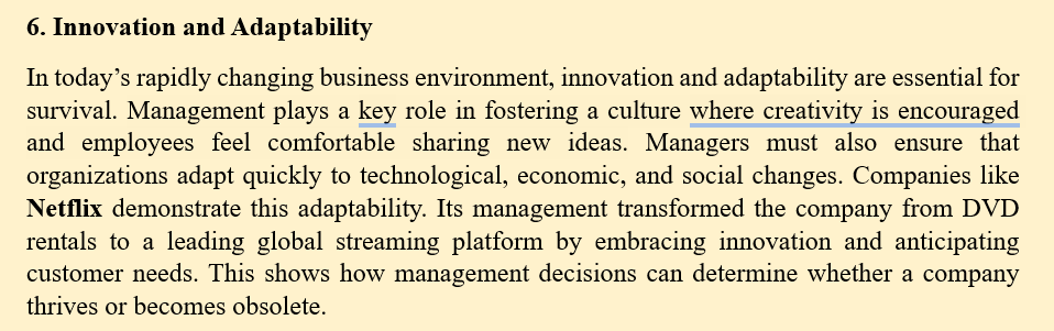 HOW DOES MANAGEMENT AFFECT AN ORGANISATION PERFORMANCE