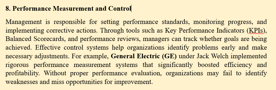 HOW DOES MANAGEMENT AFFECT AN ORGANISATION PERFORMANCE