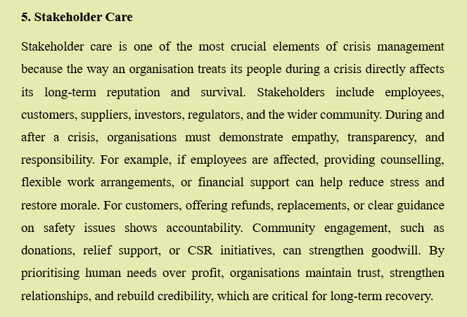 HOW TO HANDLE A CRISIS IN AN ORGANISATION - EFFECTIVE CRISIS MANAGEMENT