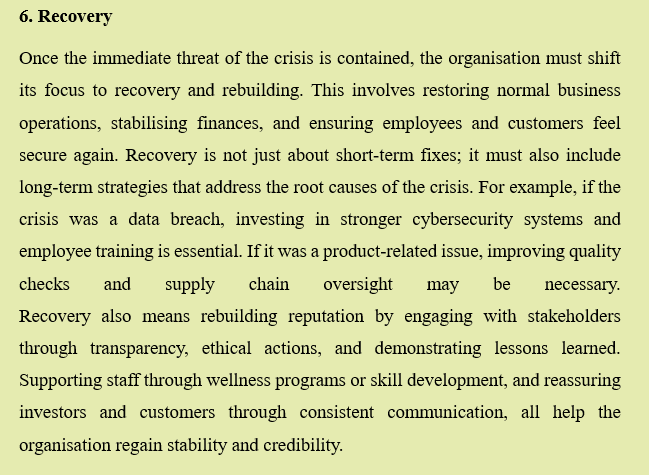 HOW TO HANDLE A CRISIS IN AN ORGANISATION - EFFECTIVE CRISIS MANAGEMENT
