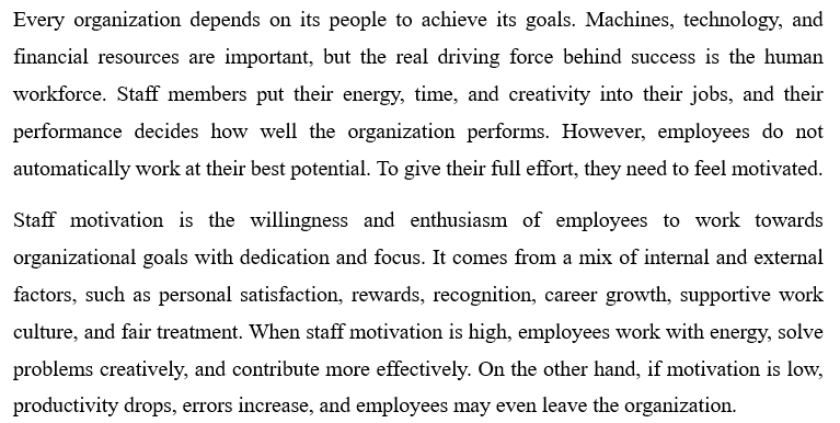 HOW STAFF MOTIVATION AFFECTS PRODUCTIVITY - 10 KEY WAYS