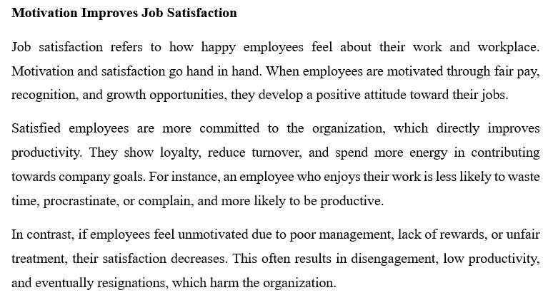 HOW STAFF MOTIVATION AFFECTS PRODUCTIVITY - 10 KEY WAYS