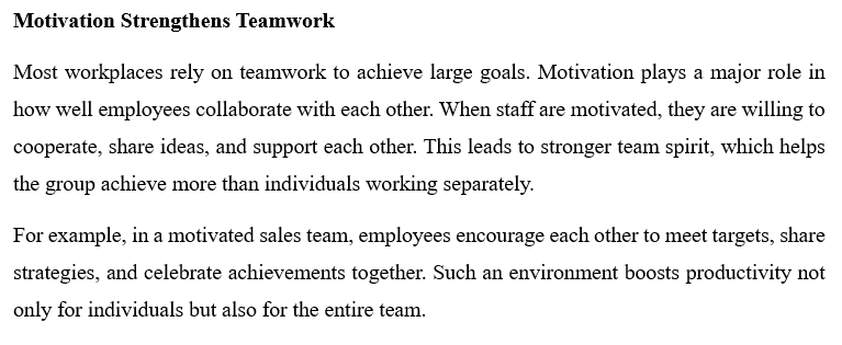 HOW STAFF MOTIVATION AFFECTS PRODUCTIVITY - 10 KEY WAYS