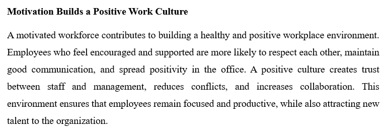HOW STAFF MOTIVATION AFFECTS PRODUCTIVITY - 10 KEY WAYS