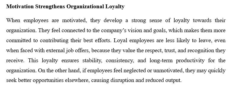 HOW STAFF MOTIVATION AFFECTS PRODUCTIVITY - 10 KEY WAYS