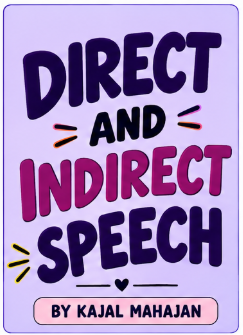 DIRECT AND INDIRECT SPEECH - RULES AND EXERCISES